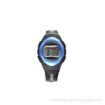 3 ATM Waterproof LCD Digital Sport Children Wrist Watch Wit